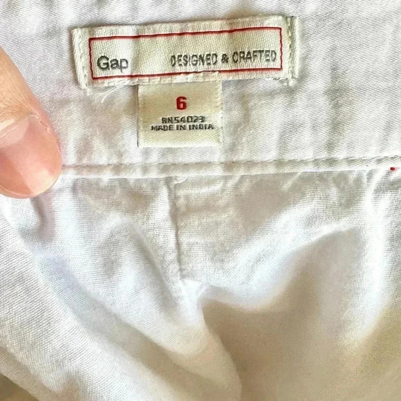 GAP White Flowy Airy Lattice Cutout A-Line Skirt, Minimalist Spring Skirt,Size 6 - Picture 14 of 16